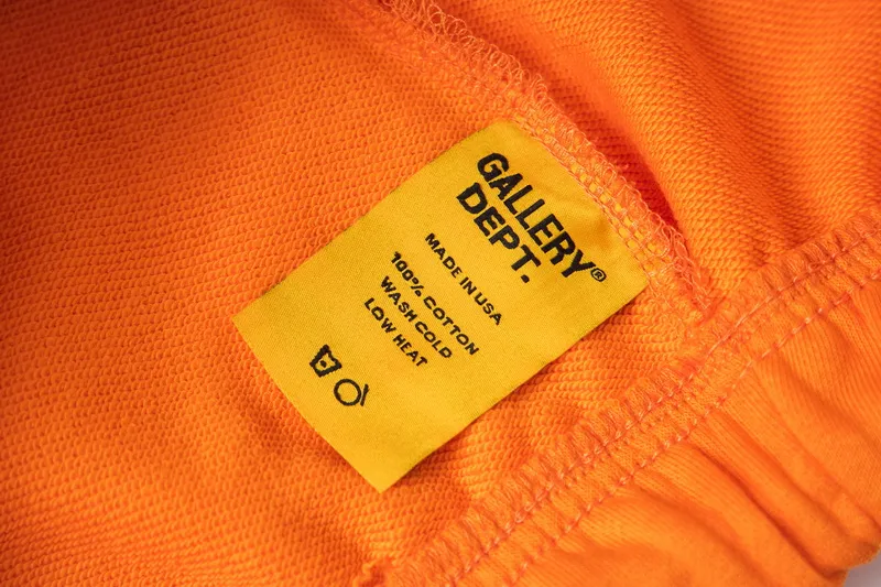 GD01# P144 S-XL Gallery Dept American fashion brand high-quality hand-painted splash-ink stitching casual loose shorts